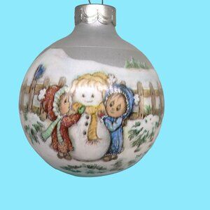 Hallmark Betsey Clark Ornament Glass Fun Friendship Christmas Season Brings 1989